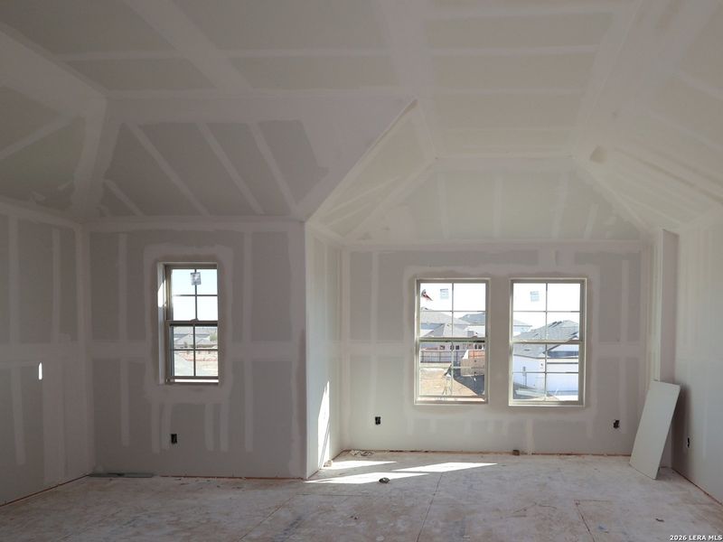 In-progress construction of a new home in Cinco Lakes, San Antonio, TX (Image 18).