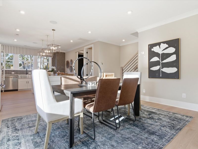 Representative furnished interior of a home built from the Regent by Tri Pointe Homes in Ascend, Charlotte (Image 18).