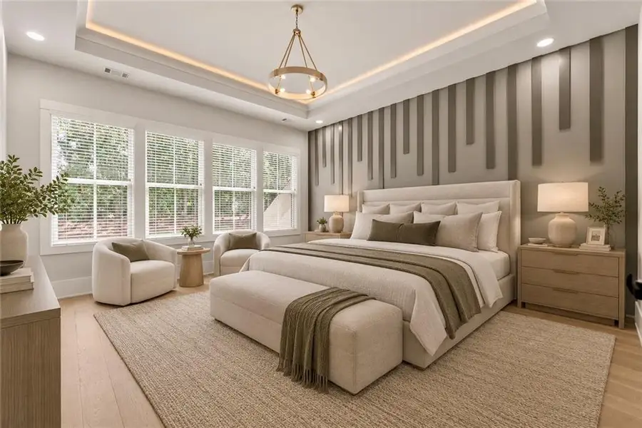 Furnished interior view inside a new home in , Cumming (Image 49).