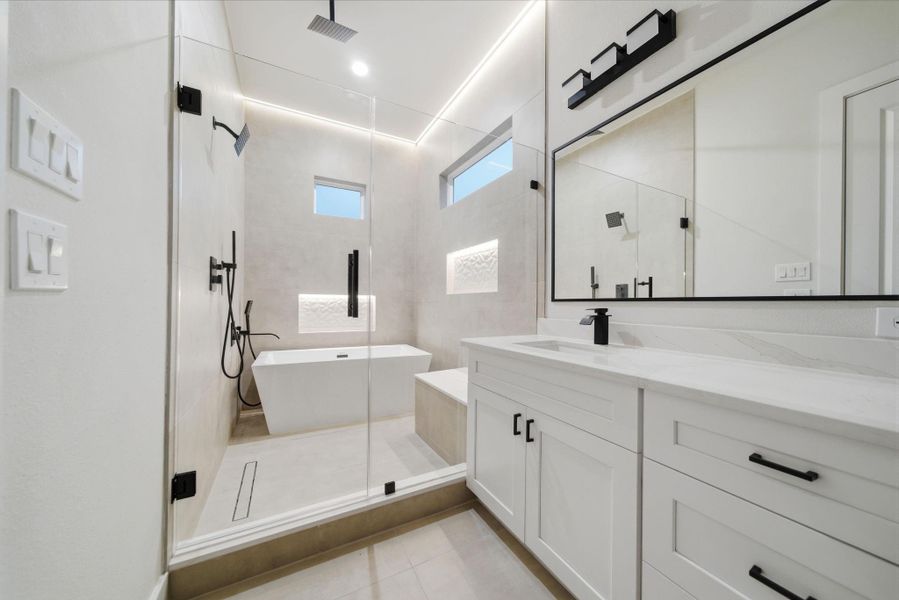 Furnished interior view inside a new home in , Houston (Image 6).