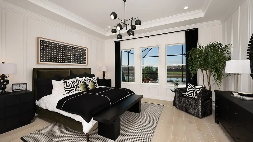 Representative furnished interior of a home built from the Pallazio II by Taylor Morrison in Westview Community Group Page, Kissimmee (Image 34).