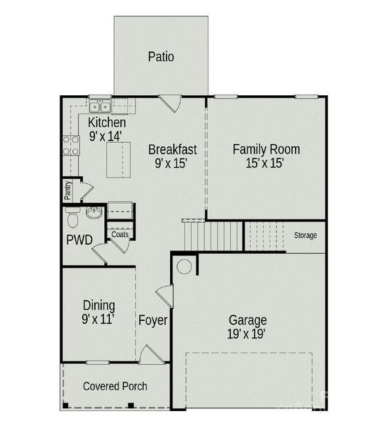 2D floor plan layout of this home in Catawba Trace, Catawba, NC (Image 3). 2D floor plan layout of this home in Catawba Trace, Catawba, NC (Image 3).