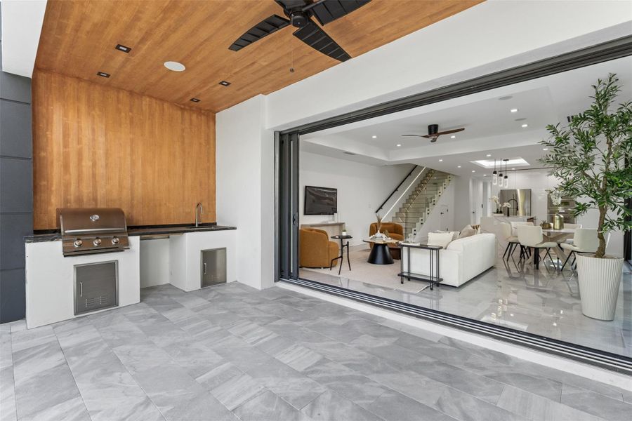 Furnished interior view inside a new home in , Fort Lauderdale (Image 22).