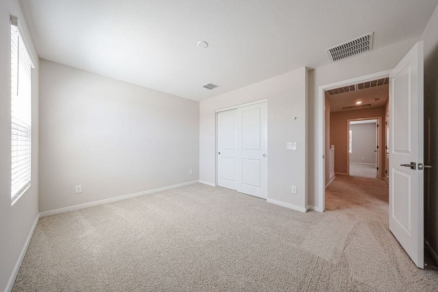 A room with white doors.