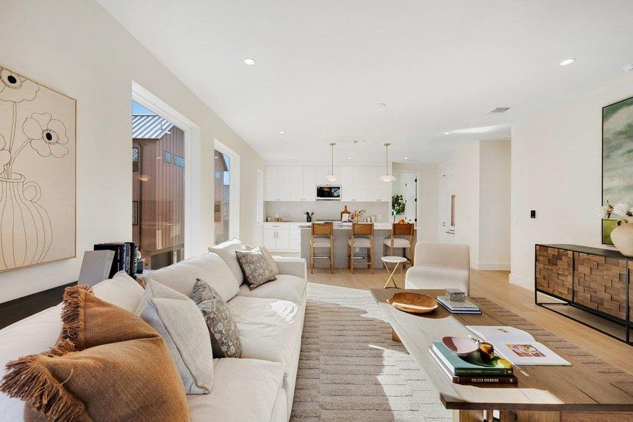 Furnished interior view inside a new home in , Austin (Image 9).