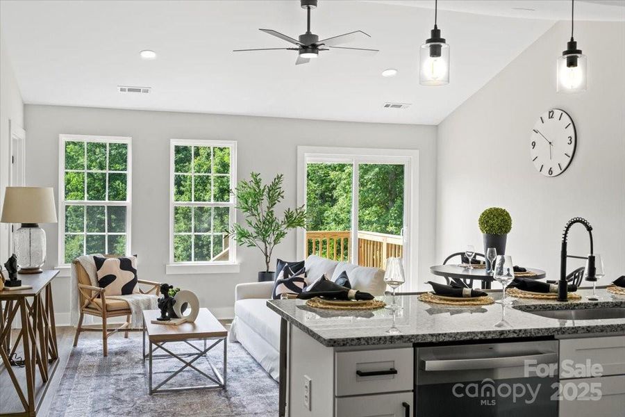 Furnished interior view inside a new home in , Linwood (Image 11).