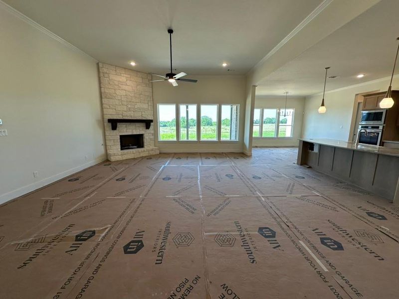 In-progress construction of a new home in Fannin Ranch, Leonard, TX (Image 15).