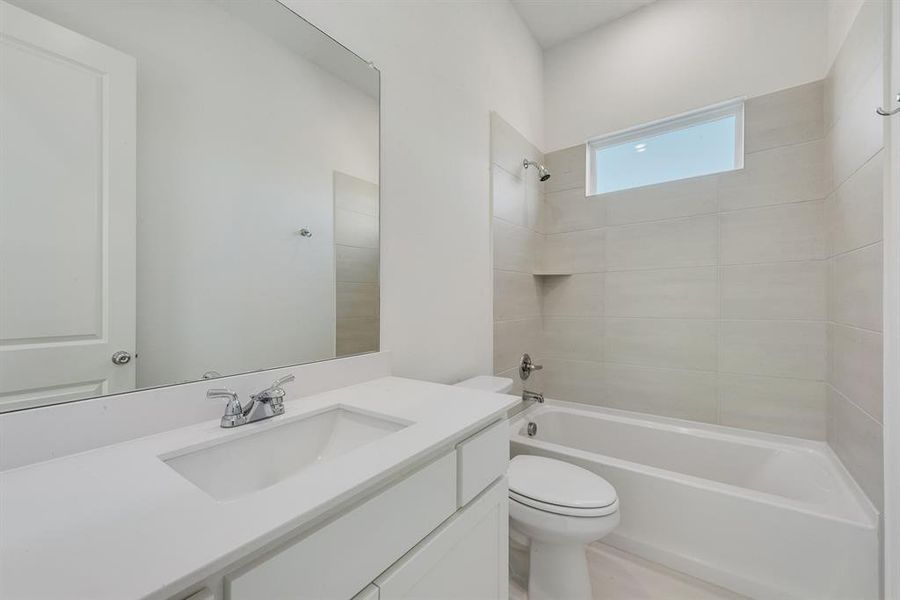 Furnished interior view inside a new home in Cottages of Celina, Celina (Image 10).