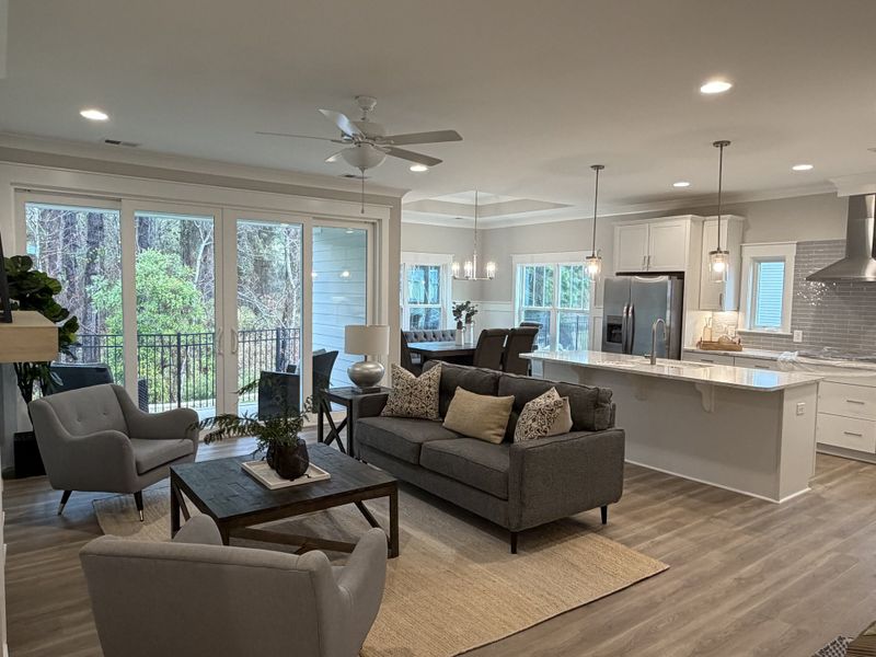 Furnished interior view inside a new home in The Sanctuary at Sunset Beach, Sunset Beach (Image 8).