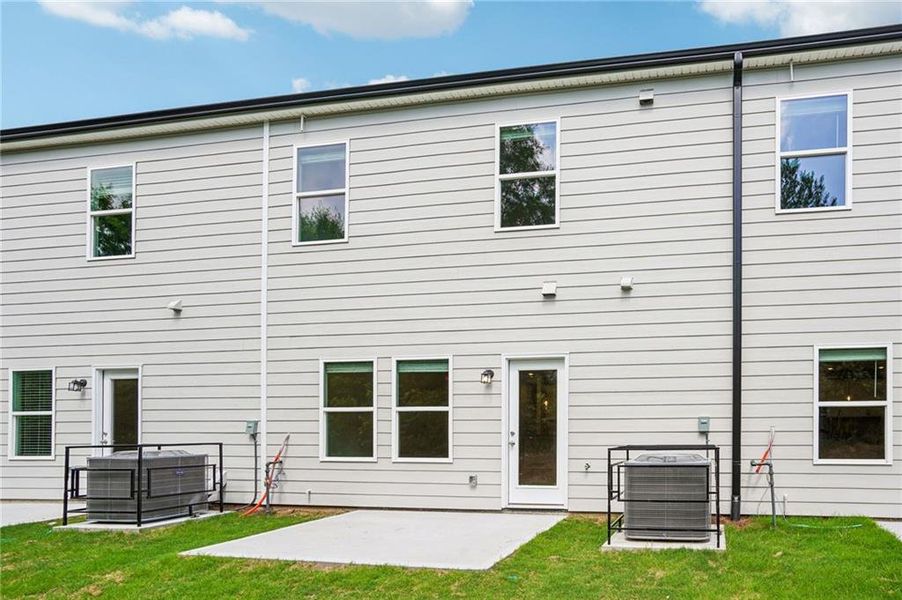 Exterior details and patio area of a home in Artisan Walk, Fairburn (Image 4).