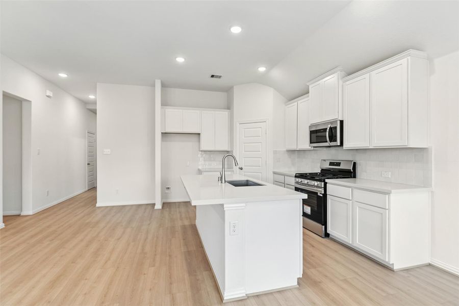 Furnished interior view inside a new home in Oakwood Estates, Waller (Image 10).