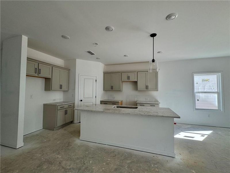 Furnished interior view inside a new home in Eastlyn Crossing - Single Family, Flowery Branch (Image 5). Furnished interior view inside a new home in Eastlyn Crossing - Single Family, Flowery Branch (Image 5).