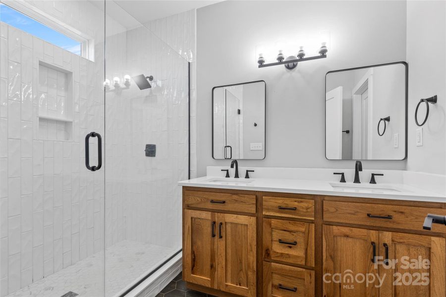 Furnished interior view inside a new home in , Harmony (Image 12).