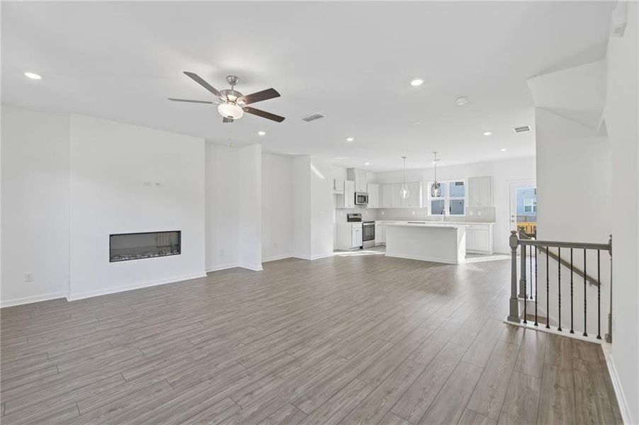 Spacious, unfurnished interior of a new home in Chandler Run, Tucker (Image 26).