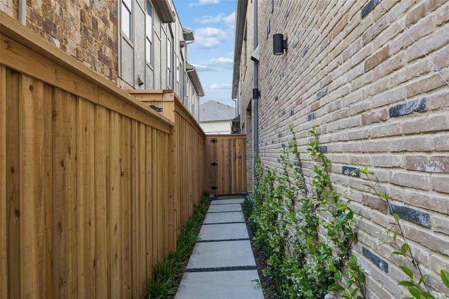 Exterior details and patio area of a home in , Dallas (Image 23). Exterior details and patio area of a home in , Dallas (Image 23).