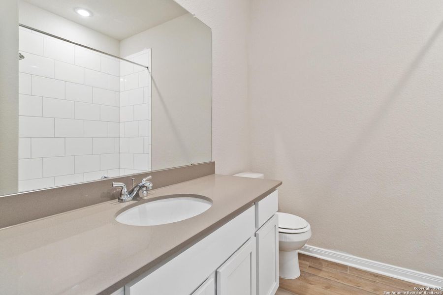 Furnished interior view inside a new home in Jordan's Ranch, San Antonio (Image 7).
