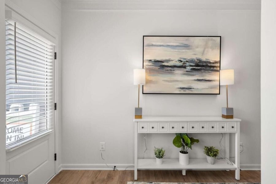 Furnished interior view inside a new home in Cobblestone Crossing Commons, Byron (Image 3).