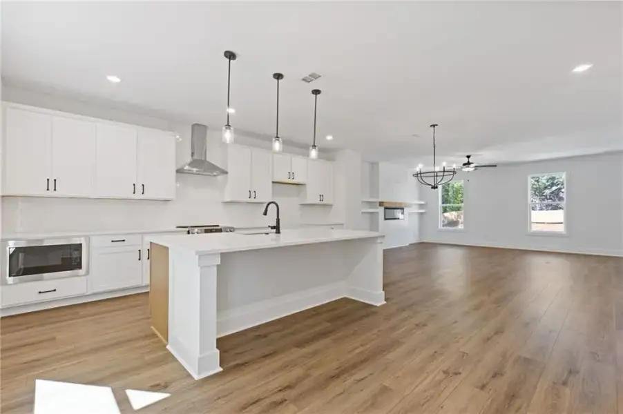Furnished interior view inside a new home in , Suwanee (Image 12).