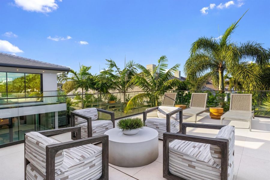 Exterior details and patio area of a home in , Boca Raton (Image 29). Exterior details and patio area of a home in , Boca Raton (Image 29).