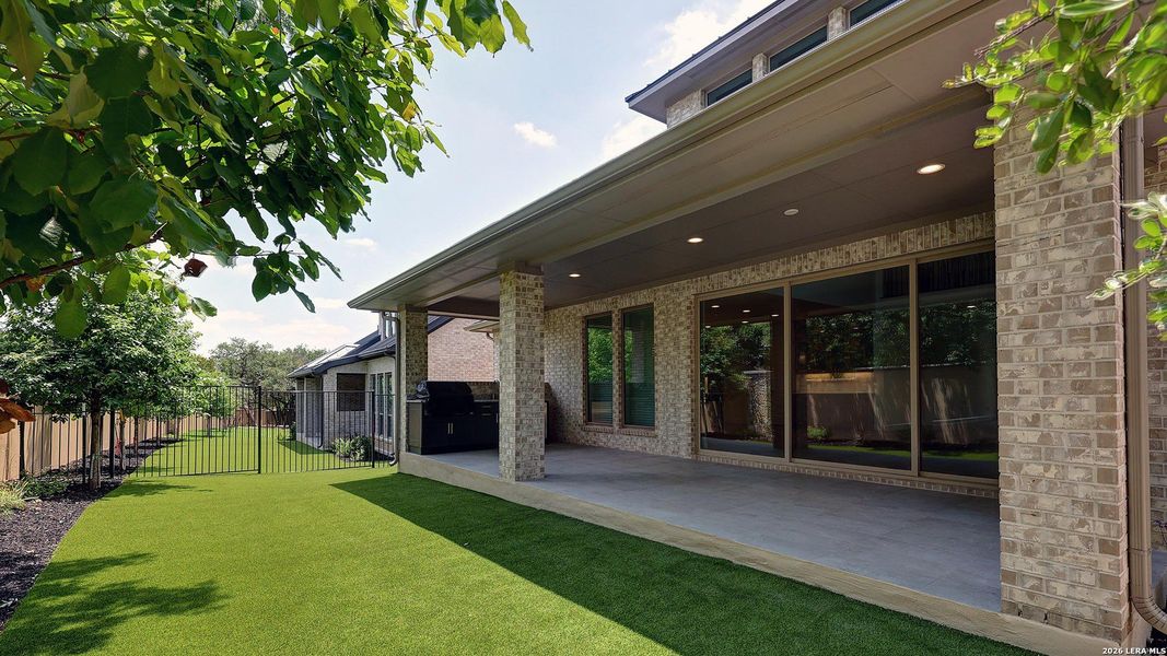 Exterior details and patio area of a home in The Dominion, San Antonio (Image 24). Exterior details and patio area of a home in The Dominion, San Antonio (Image 24).