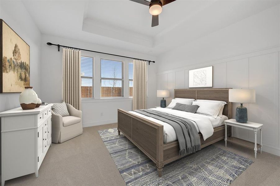 Furnished interior view inside a new home in Timberbrook, Justin (Image 13). Furnished interior view inside a new home in Timberbrook, Justin (Image 13).