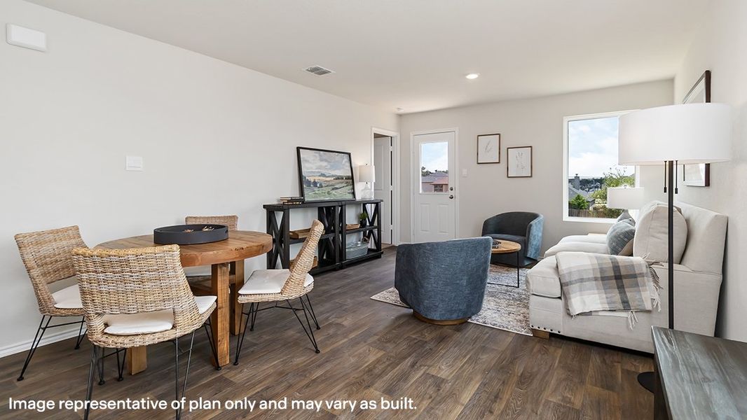 Furnished interior view inside a new home in Pecan Creek, Temple (Image 9). Furnished interior view inside a new home in Pecan Creek, Temple (Image 9).