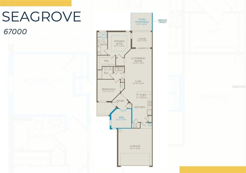 2D floor plan layout of this home in Talon Preserve on Palmer Ranch, Nokomis, FL (Image 2). 2D floor plan layout of this home in Talon Preserve on Palmer Ranch, Nokomis, FL (Image 2).