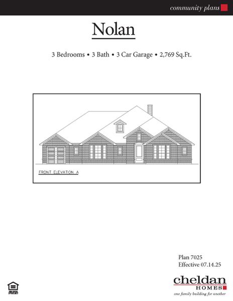 Representative rendering of the exterior for the Nolan by Cheldan Homes (Image 1). Representative rendering of the exterior for the Nolan by Cheldan Homes (Image 1).