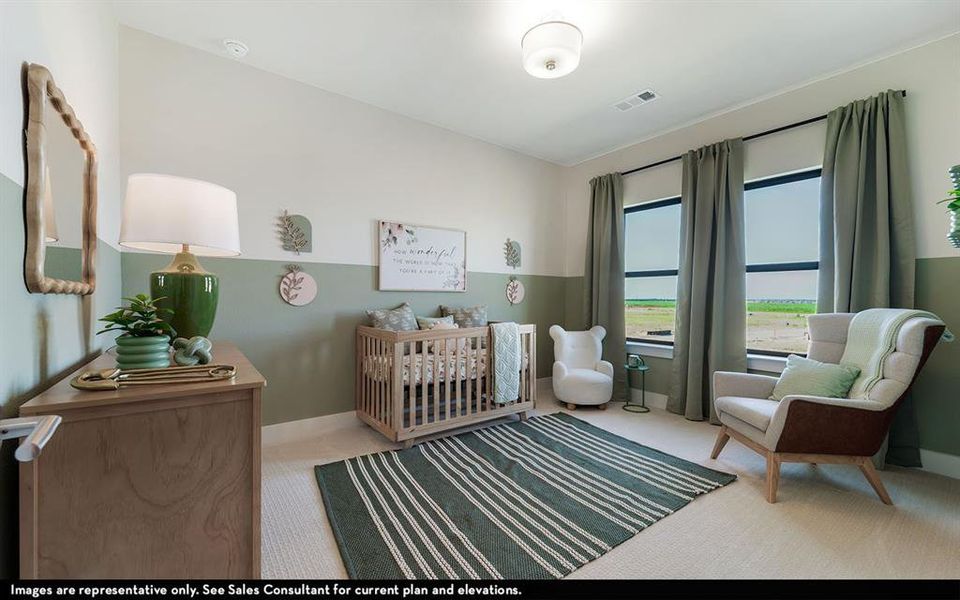 Furnished interior view inside a new home in Green Meadows, Celina (Image 11).