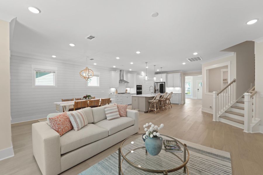 Furnished interior view inside a new home in , Johns Island (Image 17). Furnished interior view inside a new home in , Johns Island (Image 17).