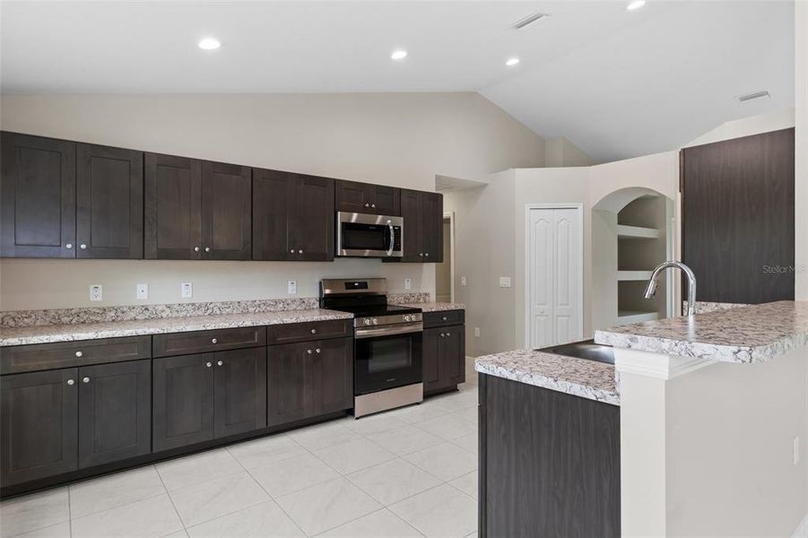 Furnished interior view inside a new home in , Weeki Wachee (Image 6). Furnished interior view inside a new home in , Weeki Wachee (Image 6).
