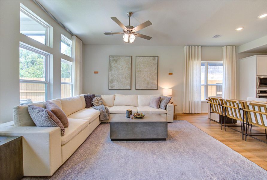 More than enough room to spread out and relax.