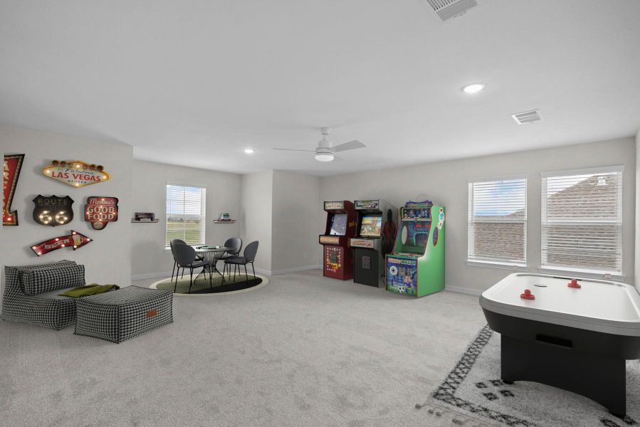 Versatile loft upstairs (*Photo not of actual home and used for illustration purposes only.) Versatile loft upstairs (*Photo not of actual home and used for illustration purposes only.)