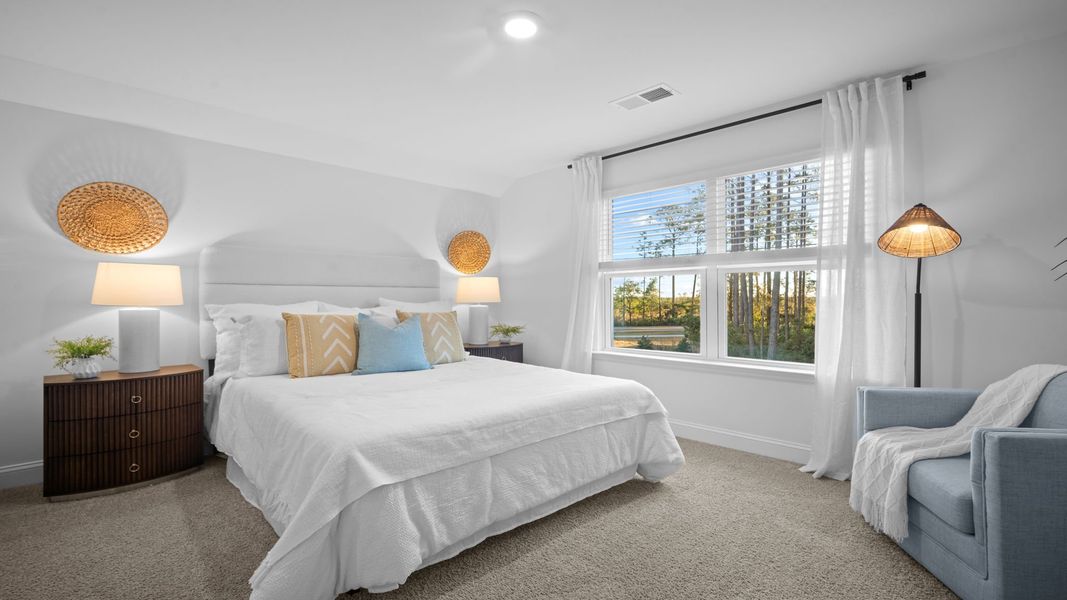 Representative furnished interior of a home built from the Cantey-exp by D.R. Horton in The Lakes at North Glynn, Brunswick (Image 30).