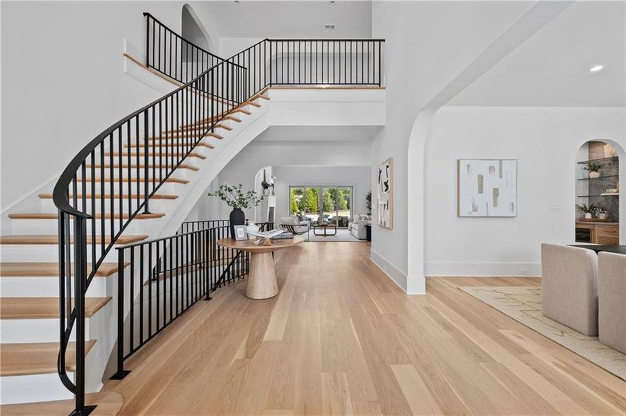 Furnished interior view inside a new home in , Milton (Image 11).