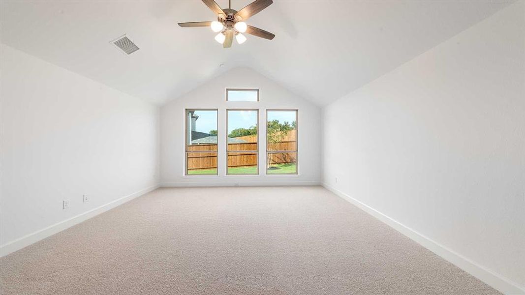 Spacious, unfurnished interior of a new home in The Heights At Uptown Celina 50', Celina (Image 12).