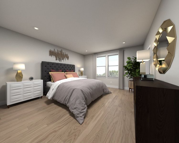Furnished interior view inside a new home in Poplar Farms, Franklin (Image 6).