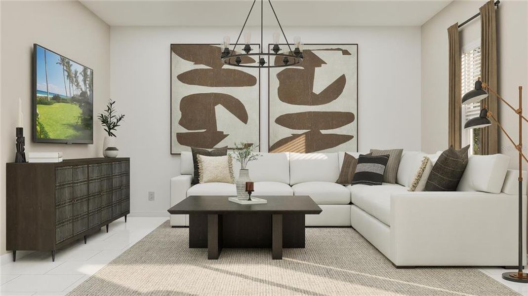 Furnished interior view inside a new home in Lennar at Turnleaf, Punta Gorda (Image 17).