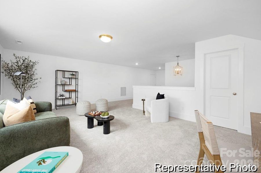 Furnished interior view inside a new home in , Statesville (Image 15).
