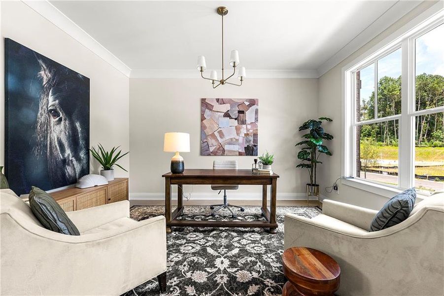 Furnished interior view inside a new home in Sterlington, Canton (Image 9).