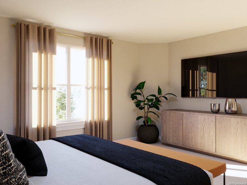 Furnished interior view inside a new home in Dauer Ranch, New Braunfels (Image 14). Furnished interior view inside a new home in Dauer Ranch, New Braunfels (Image 14).