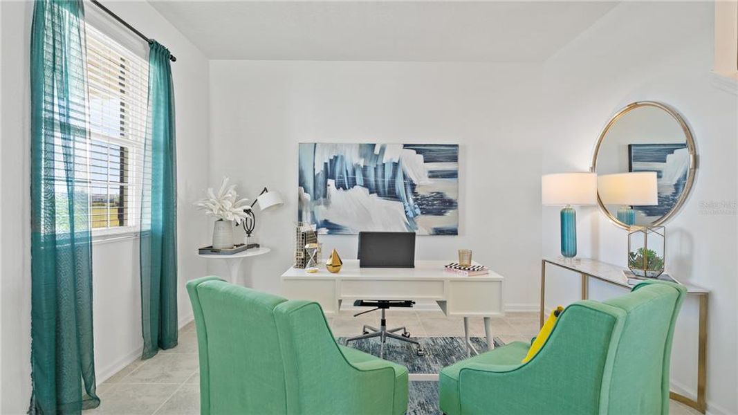 Furnished interior view inside a new home in Bridgewalk, St. Cloud (Image 6).