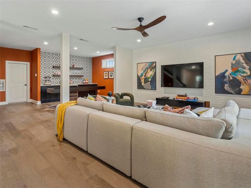 Furnished interior view inside a new home in , Suwanee (Image 31).