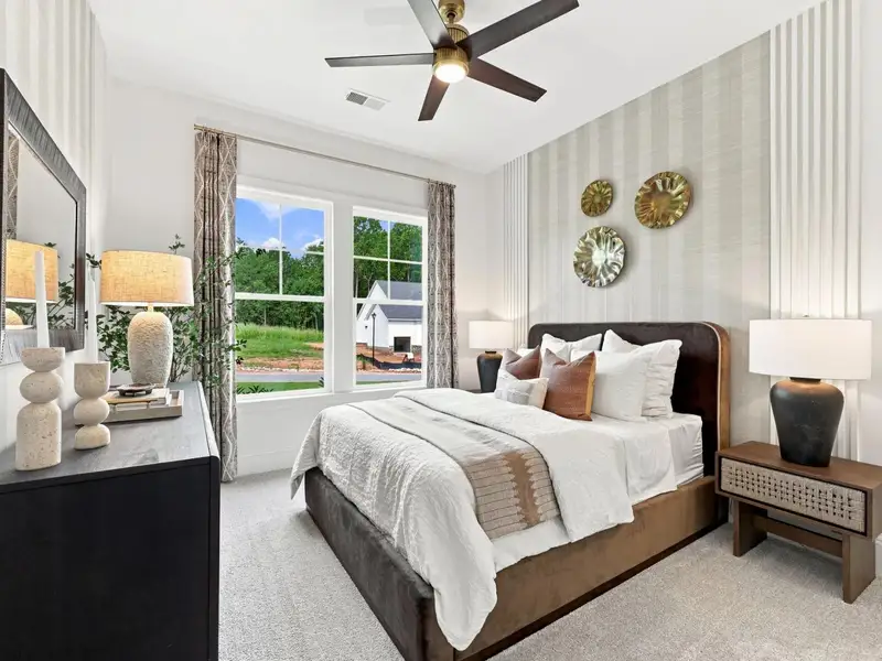 Representative furnished interior of a home built from the The Barrington by Davidson Homes LLC in Rockport, Wake Forest (Image 12).