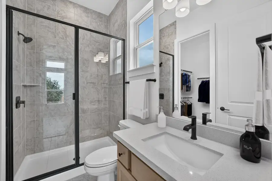 Furnished interior view inside a new home in Easton Park, Austin (Image 22).