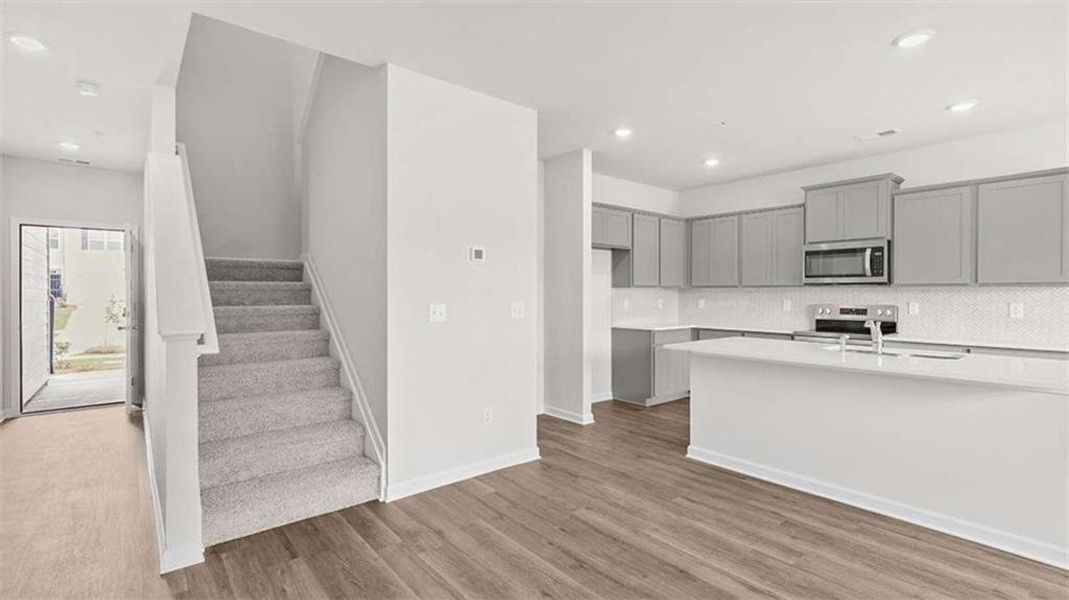 Furnished interior view inside a new home in Echo Glen, Stockbridge (Image 3).