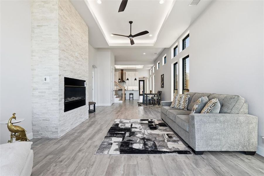 Furnished interior view inside a new home in , Forney (Image 7).