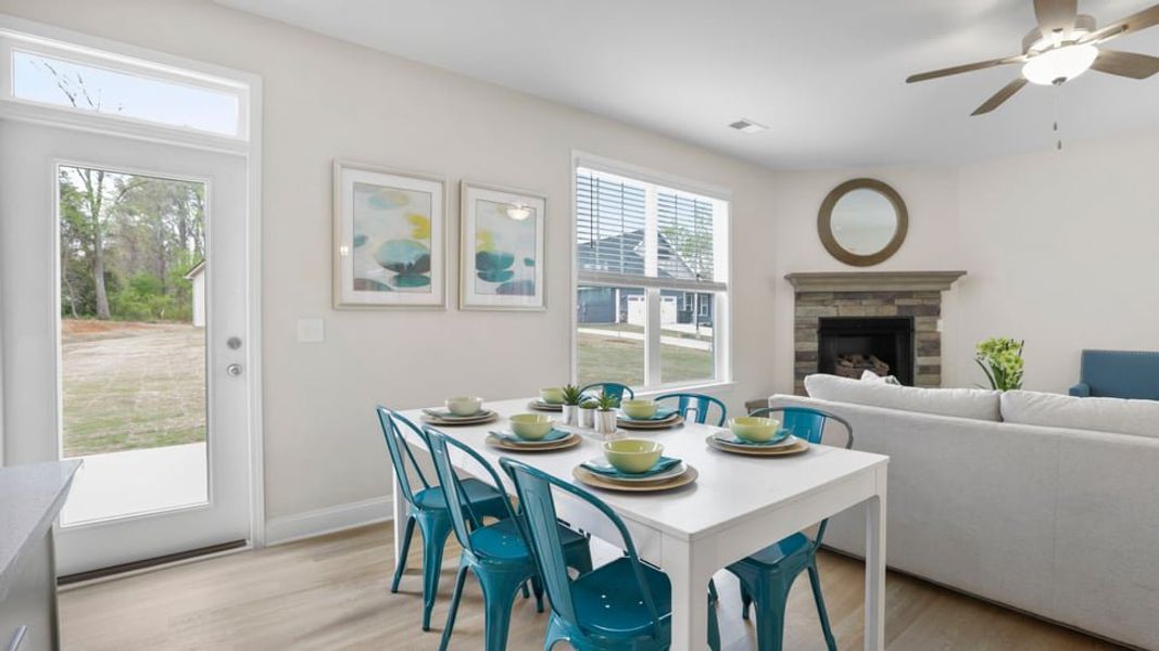 Furnished interior view inside a new home in Edgewood Estates, Greenville (Image 13).