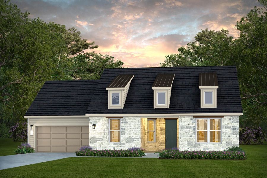 Representative exterior photo of a completed home built from the Reverence by Del Webb in Del Webb Sugar Land at Ryehill, Sugar Land, TX (Image 5).