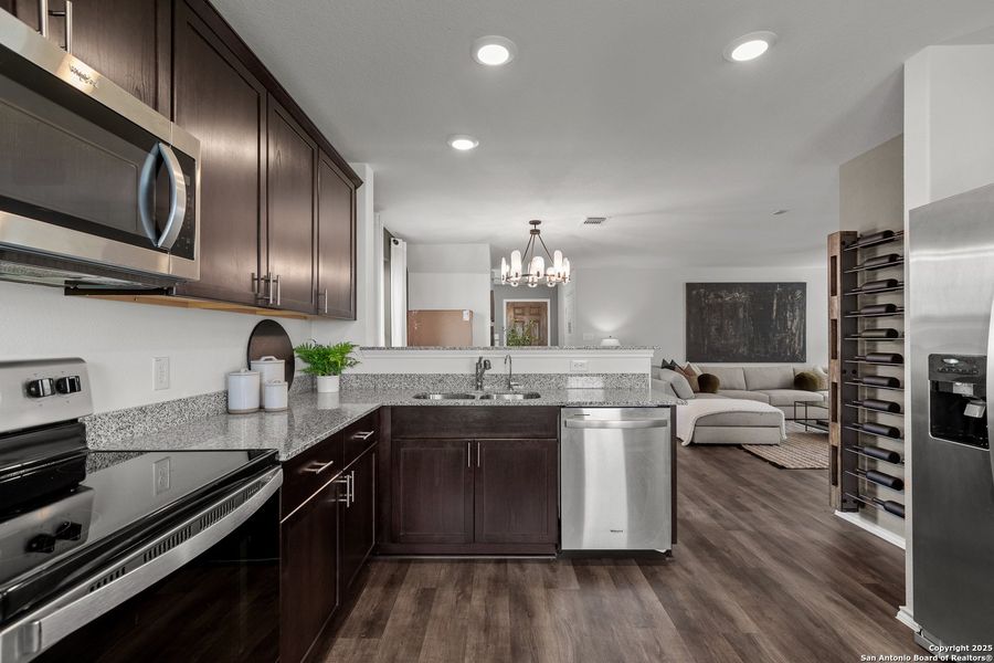 Furnished interior view inside a new home in Dove Song, Marion (Image 3).
